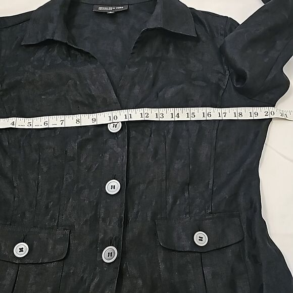 Jones New York collection linen blazer size 6 - Picture 7 of 10